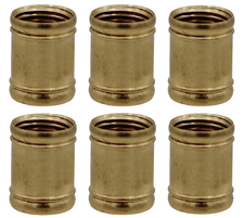 Creative Hobbies Brass Coupling 1/2 Inch Long 1/8 IP for ...