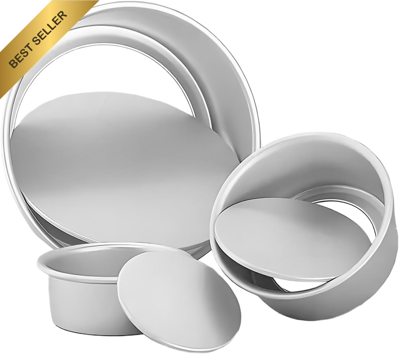 U10SIL 5/6/8'' Cake Mold round DIY Cakes Pastry Baking Tin Pan Reusable Cheeseca