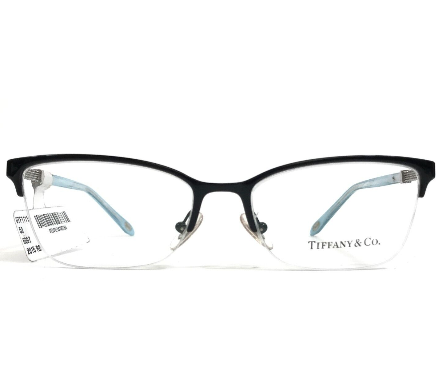 Tiffany & Co. Eyeglasses Frames TF1111B 6097 Black Silver