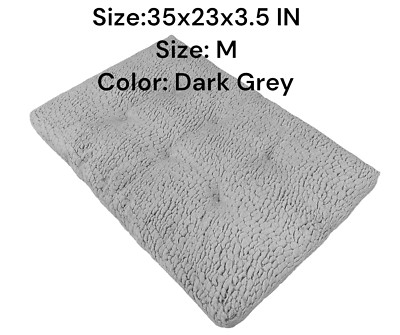 Medium Dog Bed Washable, Dog Crate Beds for Large Dogs and Cats Plush Soft 35x23