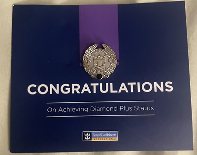 Old-style Royal Caribbean Diamond Plus Loyalty Pin RCL   #2