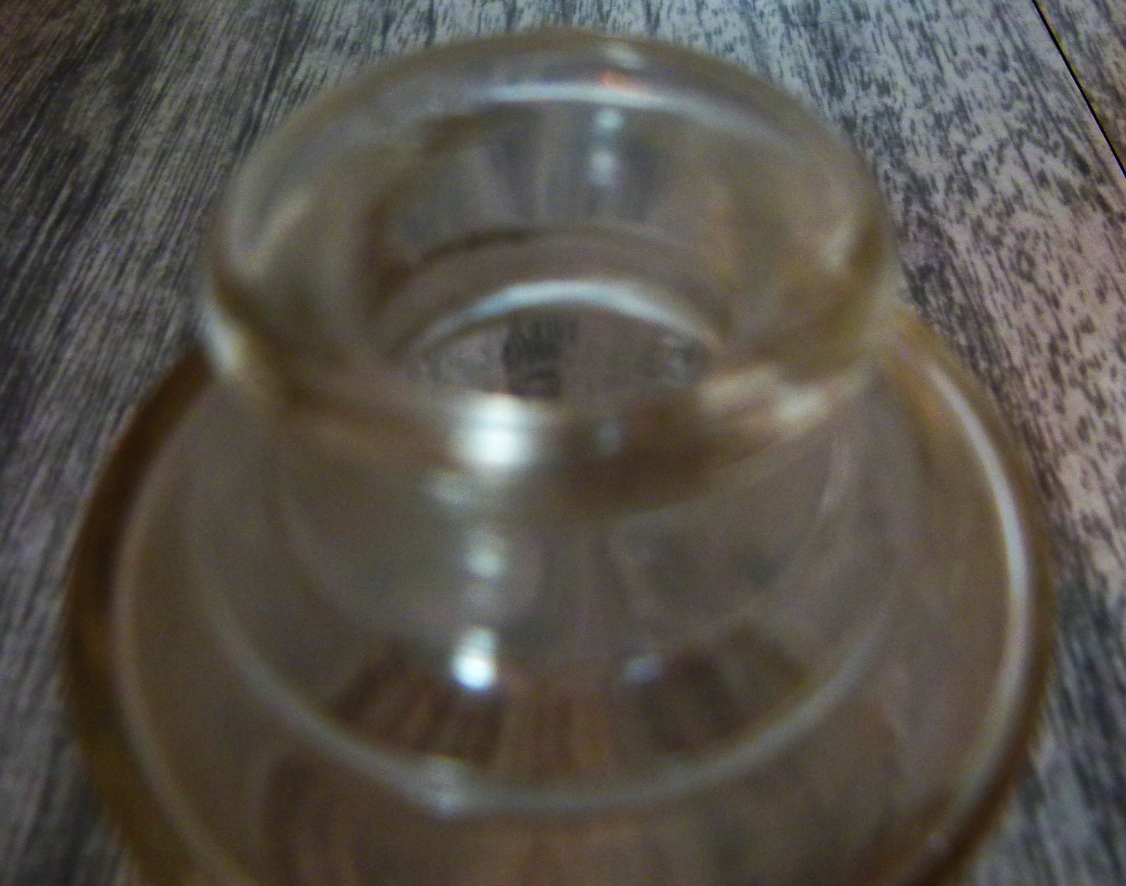 ANTIQUE VINTAGE INK BOTTLE INKWELL WITH FANCY GLASS STOPPER  5 3/4