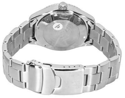 Pre-owned Orient Mako Sports Stainless Steel Blue Dial Diver Ra-ac0q02l10b 200m Mens Watch