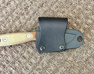 ESEE IZULA 2 leather Horizontal Carry Backer Only (No Knife Or Sheath)