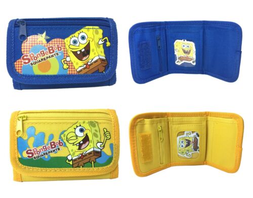 Spongebob Squarepants Kids Tri-Fold Wallet Coin Holder Bag
