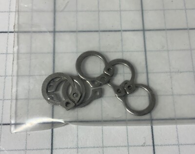 (6)- Stainless Steel External Retaining Rings 7mm.