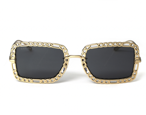 GUCCI GUCCI GG1112S-001-54 GOLD SUNGLASSES
