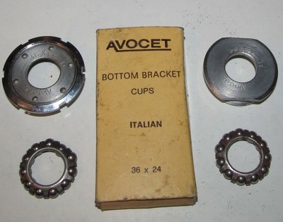 NOS Shimano Bottom Bracket Cup and cone spindle dirt dust water seals