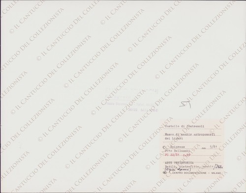 1981 PONTREMOLI Castello Museo di menhir antropomorfi Massa Carrara Fotografia - Picture 2 of 2