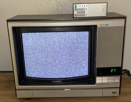 SONY TRINITRON COLOR TV 日本製 Sony Trinitron Color TV Model KV-1547R With Remote *Read* | eBay