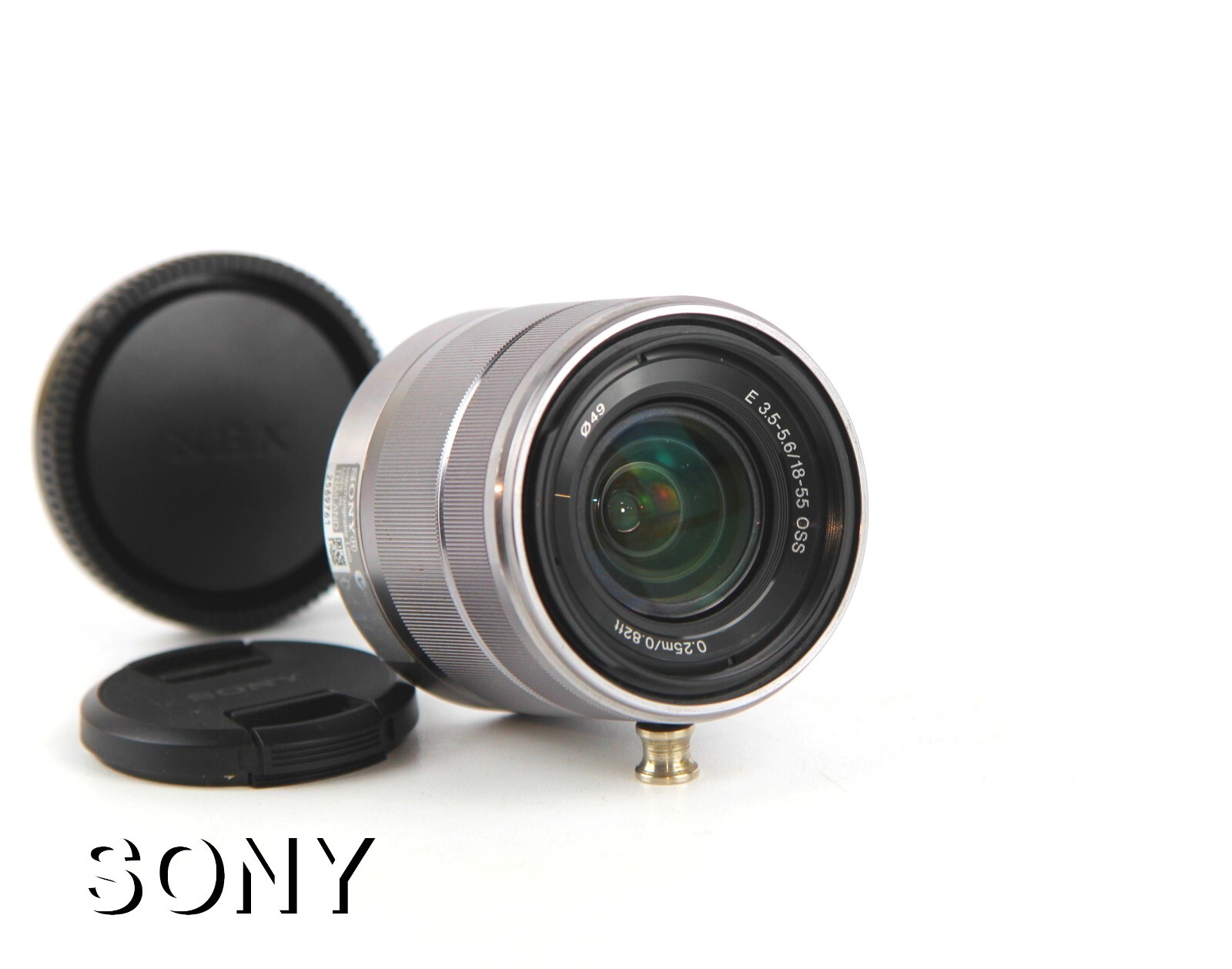 Lens SONY E 3.5 - 5.6/18-55 OSS 0.25m/0.82 ft Optical steady Lens SONY E 3.5 - 5.6/18-55 OSS 0.25m/0.82 ft Optical steady