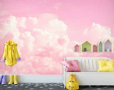 3D Pink Sky G7941 Wallpaper Wall Murals Removable Self-adhesive Erin