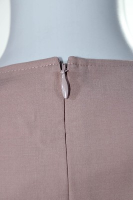 Pre-owned Adeam Womens Ruched Dress Mauve Pink Size Xs