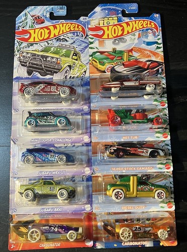 Hotwheels holiday 2001年クリスマス仕様 Hot Wheels 2001 Holiday Surf & Snow Roadster w/ Sleigh