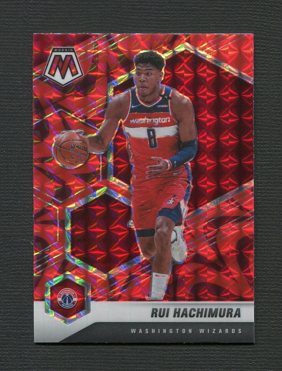 2020-21 Panini Mosaic RED REACTIVE #161 Rui Hachimura | eBay
