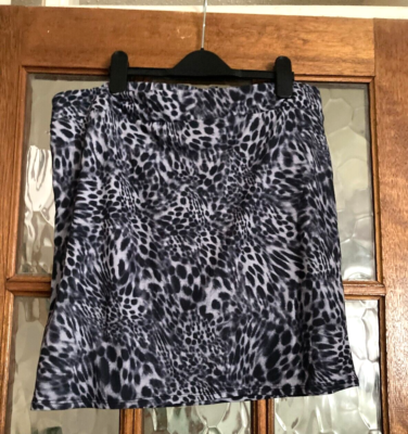 Leopard print skirt clearance tesco