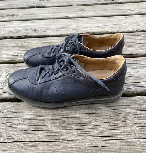 Tods Unisex Leather Sneakers | Men's Size 7 Women's Size 9
