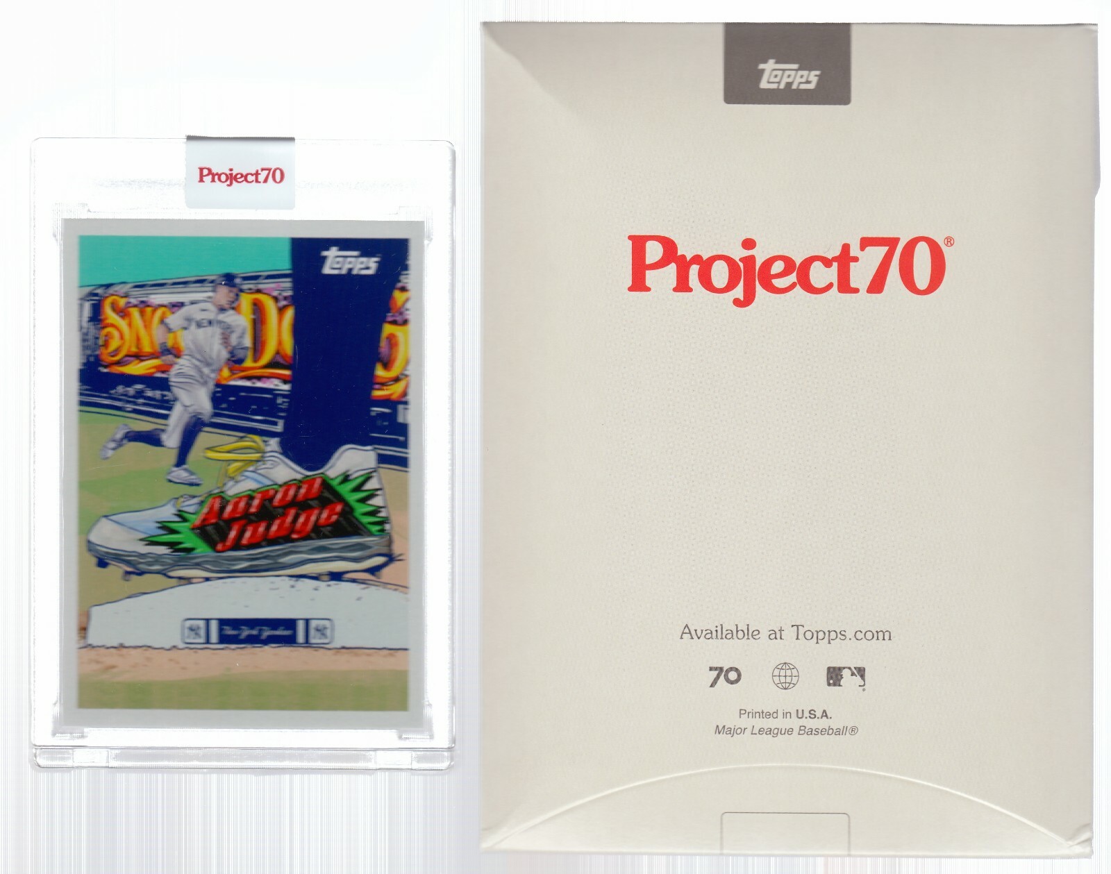 P70 Topps 2021 Project 70 Exclusive #611 Aaron Judge 1997