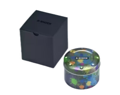 Pre-owned Casio G-shock Gm5600ss Street Spirit Graffiti Digital Resin Watch Gm5600ss-1