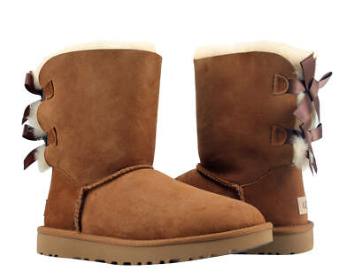 UGG Australia W Bailey Bow ブーツ 8 チョコレート