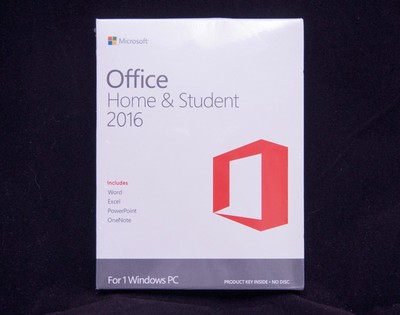 Microsoft Office 2016 Home and Student Windows English PC Retail Box