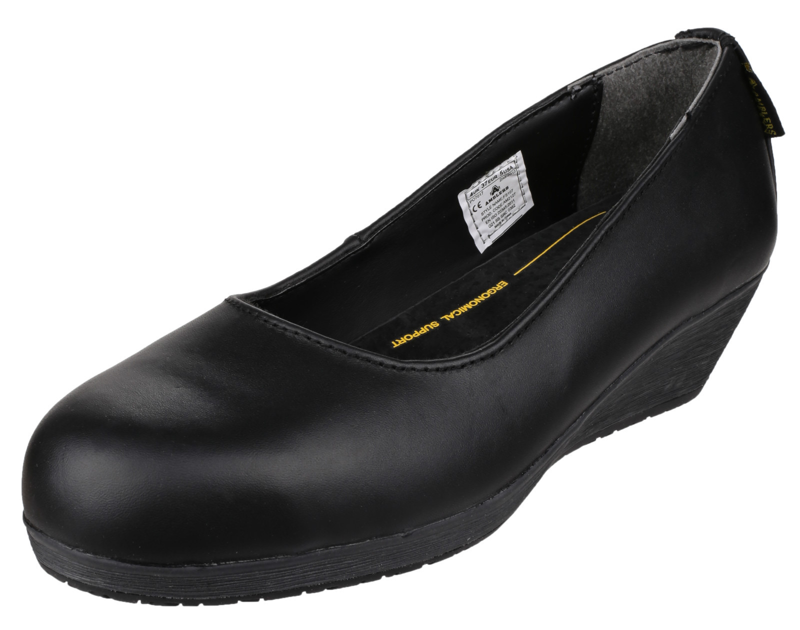 steel toe flats