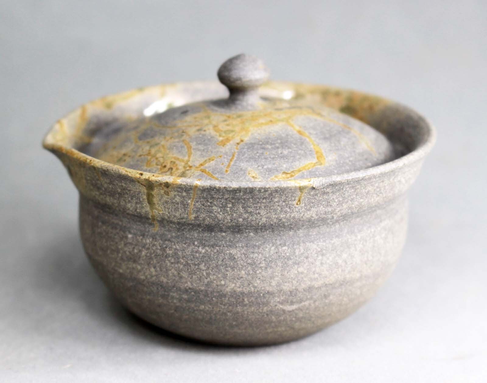 Tokoname Mogake Shiboridashi Teapot by Gisui, #gisui186, 93