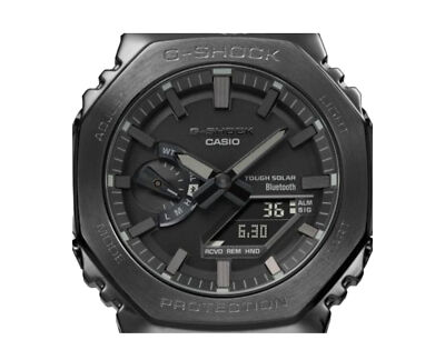 Pre-owned Casio G-shock Gmb2100bd A/d Metal Black Watch Gmb2100bd-1a