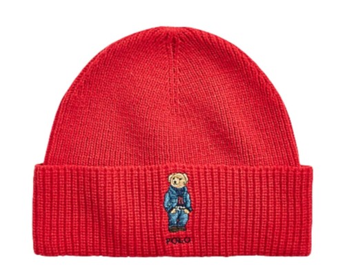 [PC0826-617] ОДНОТОННАЯ ДЖИНСОВАЯ ШАПОЧКА-МИШКА POLO RALPH LAUREN ДЛЯ ВЗРОСЛЫХ
