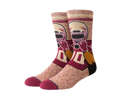 Stance NCAA FSU Classic Mascot Maroon Socks M558C18FSU-MRN