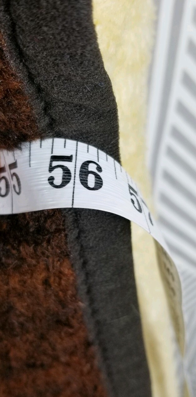 Vtg Biederlack Blanket Teddy Bear Reversible Throw Brown Vintage 77