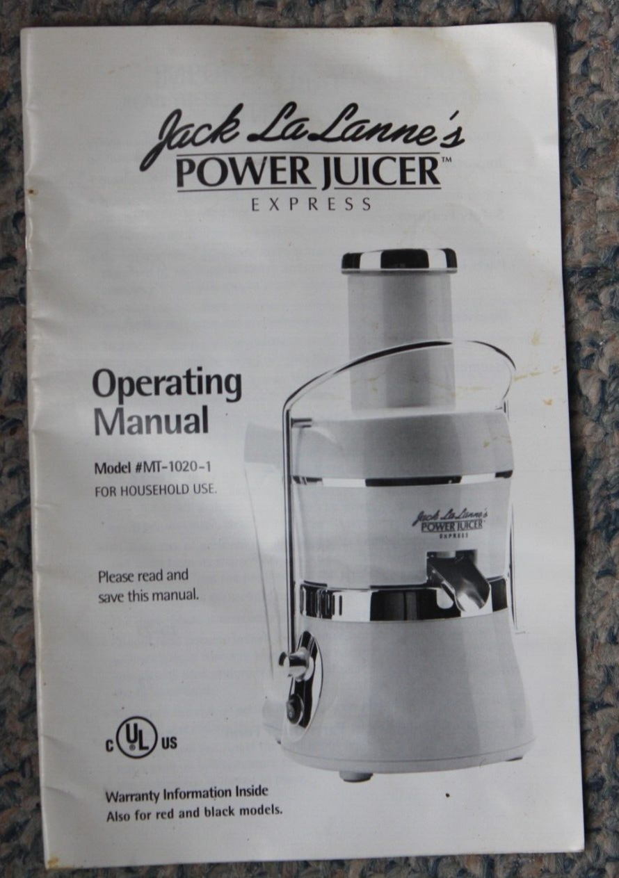 Jack La Lanne's Power Juicer Express - BLACK