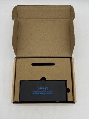 VPFCT KVM 2 Port DisplayPort Switch 2x1 8K60Hz USB 3.0 DP 1.4 NEW