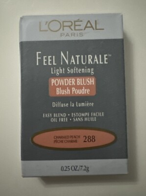 L'oreal Feel Naturale Light Softening Blush #288 Charmed Peach 0.25 oz