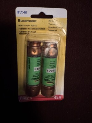 Bussmann 45 amps Dual Element Time Delay Fuse 2 pk