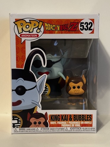 Funko POP - Dragon Ball Z - King Kai and Bubbles #532 | eBay