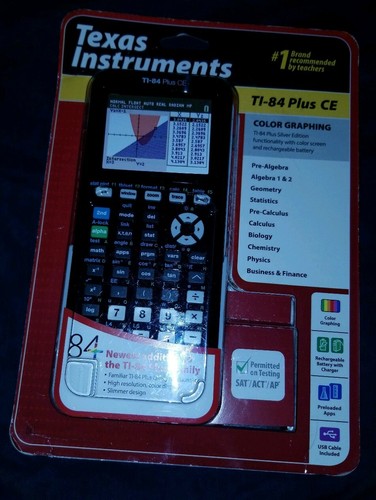 Texas Instruments TI-84Plus CE  Graphing Calculator BLACK