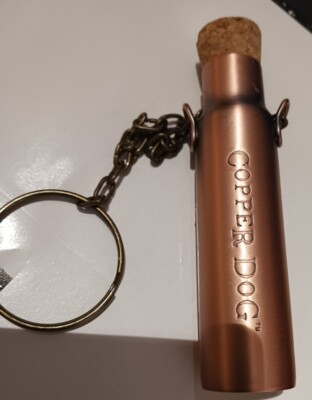 Copper Dog Dipper Whisky Cask Flask, MAKES IDEAL GIFT! NEW