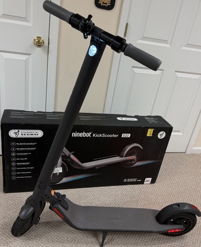 Segway Ninebot E22 300W Electric Kick Scooter - Dark Gray