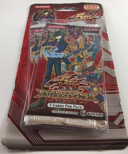Yugioh 5D’s 1st Edition Duelist Pack Yusei 2, Two Packs Inside This Blister Pack