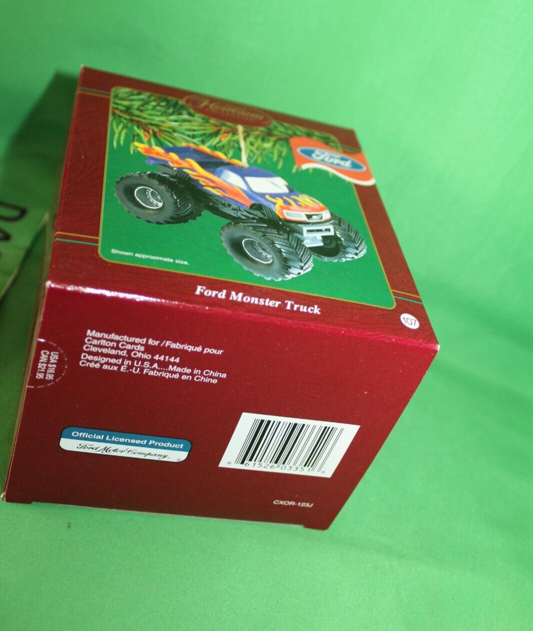 American Greetings Carlton Cards Heirloom Ford Monster Truck Ornament 107