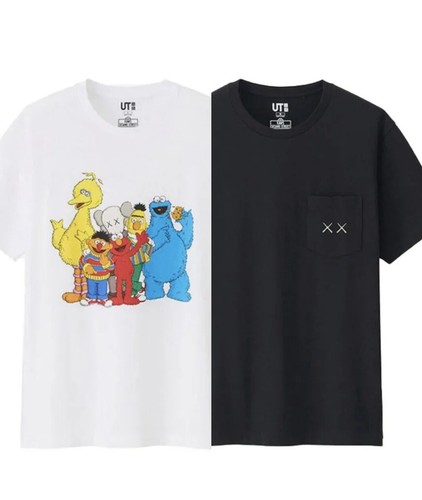 New!! Rare Kaws X Uniqlo Sesame Street XX Pocket Tee & Group New!! Rare Kaws X Uniqlo Sesame Street XX Pocket Tee & Group