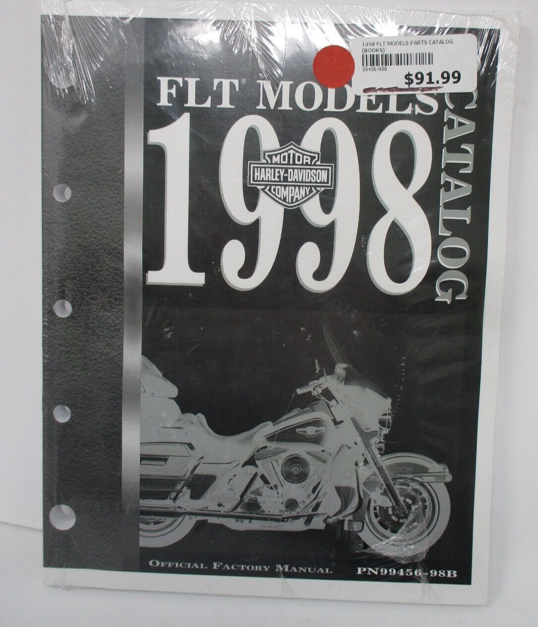 Harley Davidson Official Factory 1998 FLT Parts Catalog
