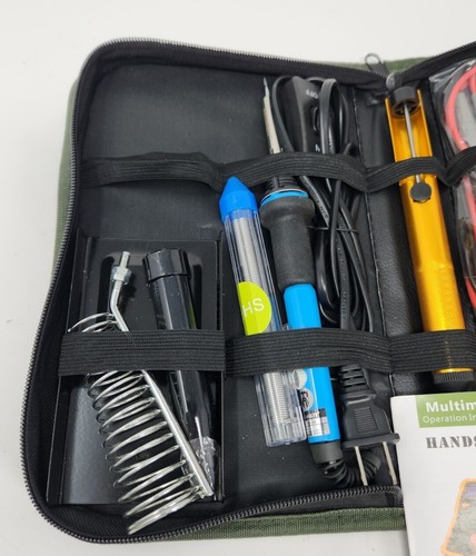 Handskit 830LN Digital MultiMeter & Sodering Kit In Case Brand New Set