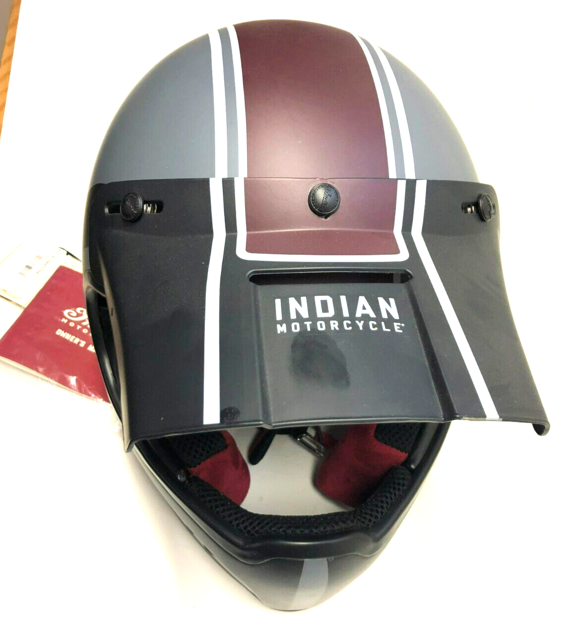 その他 m OEM GENUINE INDIAN MOTORCYCLE SPORT FULL FACE HELMET Matte Gray