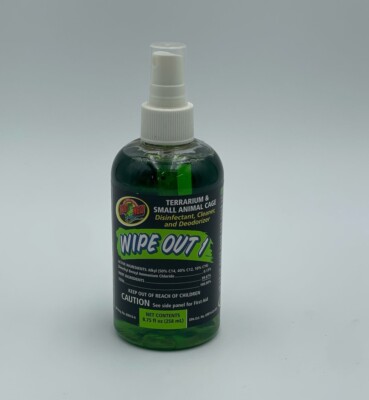 Zoo Med Wipe Out 1 Terrarium & Small Animal Cage Disinfectant Cleaner 8.75 fl Oz