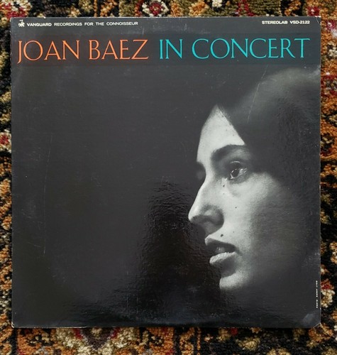 VaVa ユニヴァース　LP JOAN BAEZ - IN CONCERT - Vanguard Stereo LP Platinum Label
