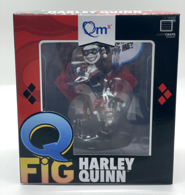QFig Harley Quinn QMX LootCrate Exclusive DC Comic Figure Loot Crate