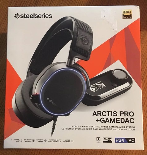 SteelSeries Arctis Pro + GameDAC Over-Ear Headset - Black