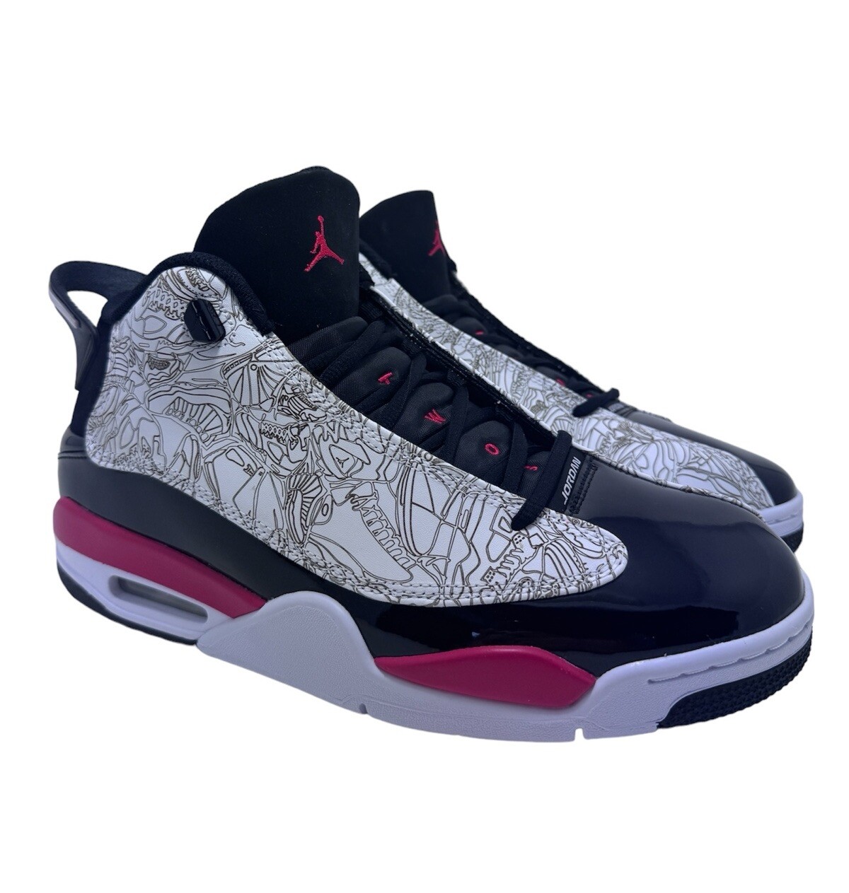 Nike Air Jordan Dub Zero Fire Red Laser Chicago 311046-162 Men's